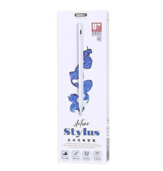 Remax AP01 Wireless Active Stylus Pen For iPad -White Remax AP01 Wireless Active Stylus Pen For iPad -White